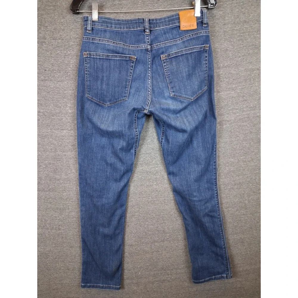 DU/ER Jeans Womens 26x30 Blue Performance Denim Slim Skinny‎ Stretch Coolmax\x